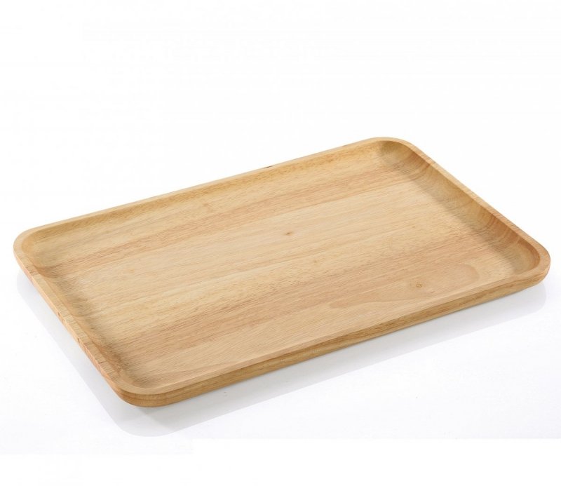 Zassenhaus KAUCZUKOWIEC Drewniany Talerz do Przekąsek 42 cm