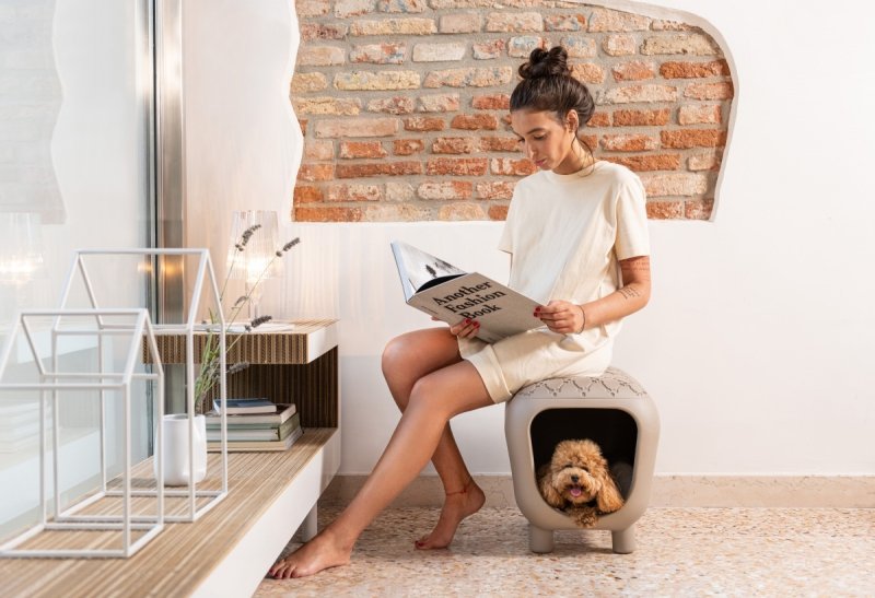 United Pets Milano PANCUCCIA Legowisko i Siedzisko / Zielone