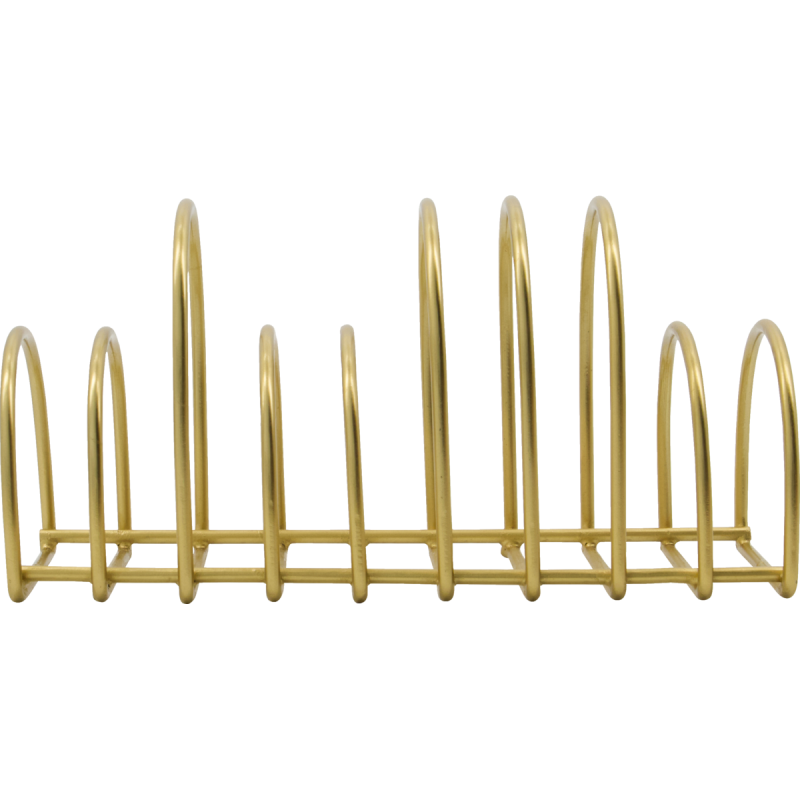 House Doctor PAMPI Organizer na Biurko - Stojak na Dokumenty 24 cm / Złoty
