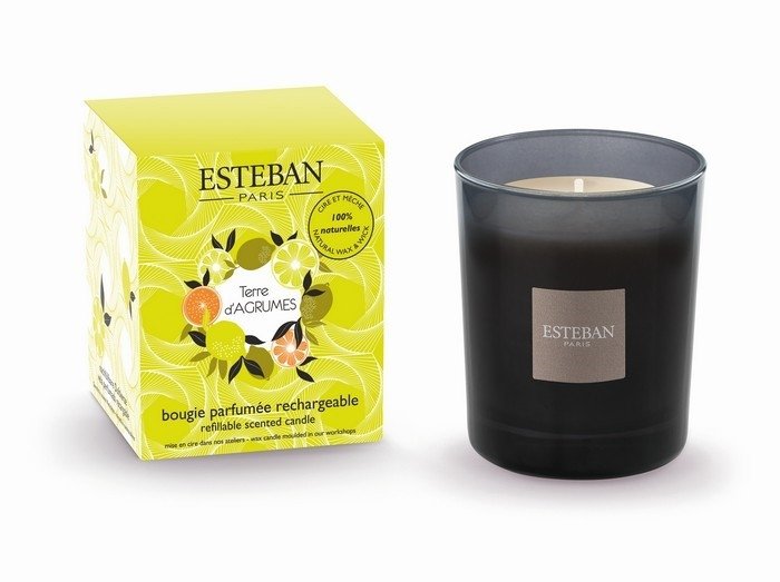 Esteban PARIS Świeca Zapachowa 180 g / Zapach Terre dAgrumes