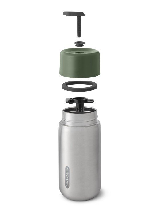black+blum CLASSIC Stalowy Kubek Termiczny 340 ml / Oliwkowy