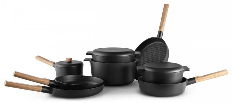 Eva Solo NORDIC KITCHEN Garnek z Pokrywką 6 l Czarny