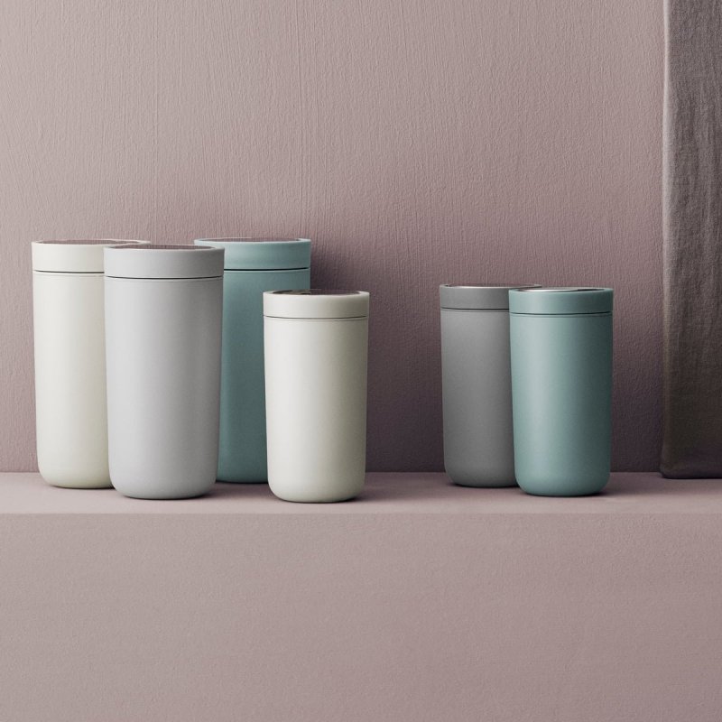 Stelton TO GO CLICK Stalowy Kubek Termiczny 200 ml Srebrny Polerowany