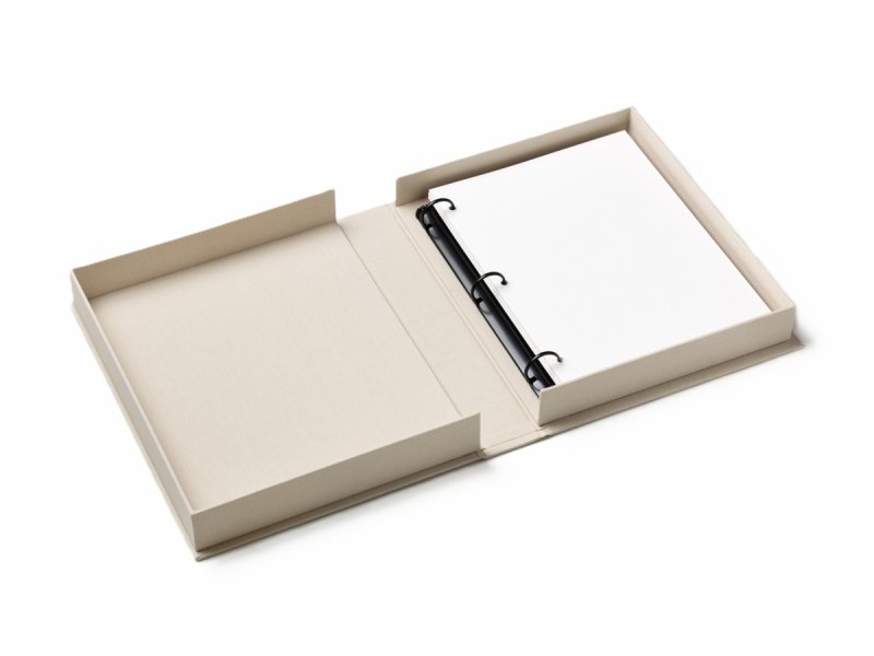 Beżowy album fotograficzny coffee table