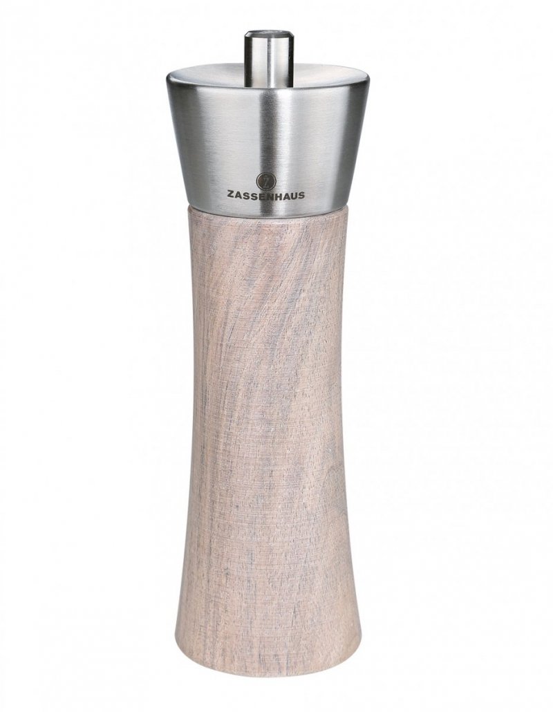 Zassenhaus AUGSBURG Drewniany Młynek do Pieprzu 14 cm Jasny Orzech