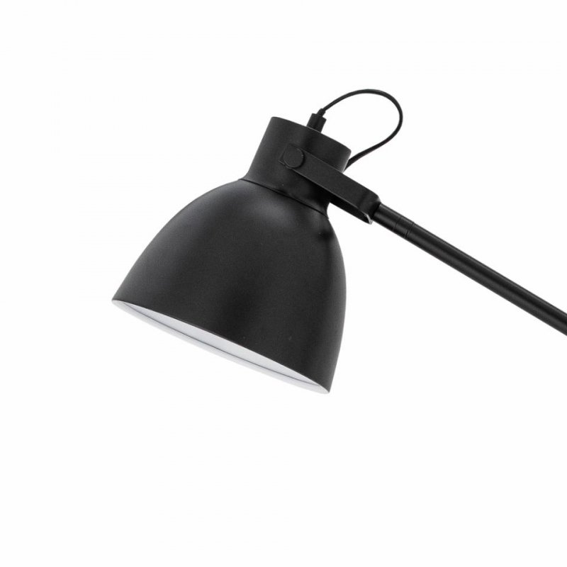 Bloomingville BARCA Industrialna Lampa Podłogowa 165 cm / Czarna