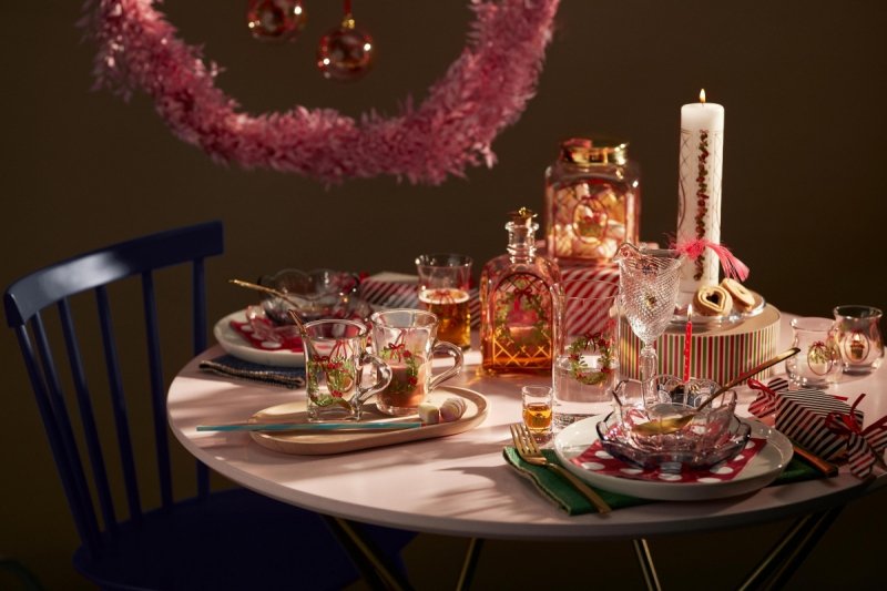 Świąteczna szklanka z ilustracją Jette Frölich Holmegaard