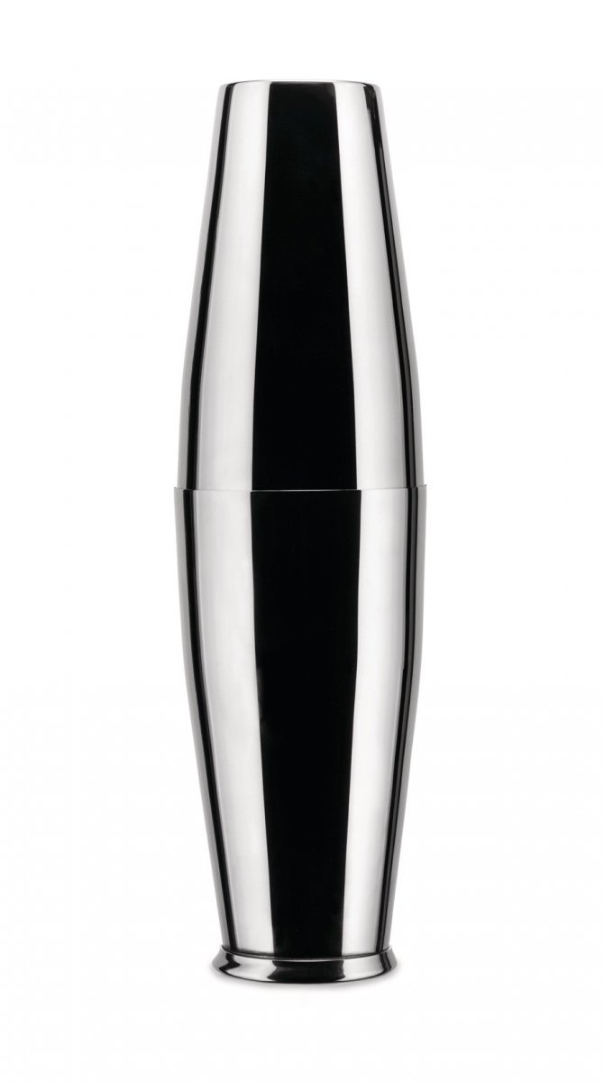 Alessi MIXOLOGY Bostoński Shaker Barmański 500 ml Srebrny