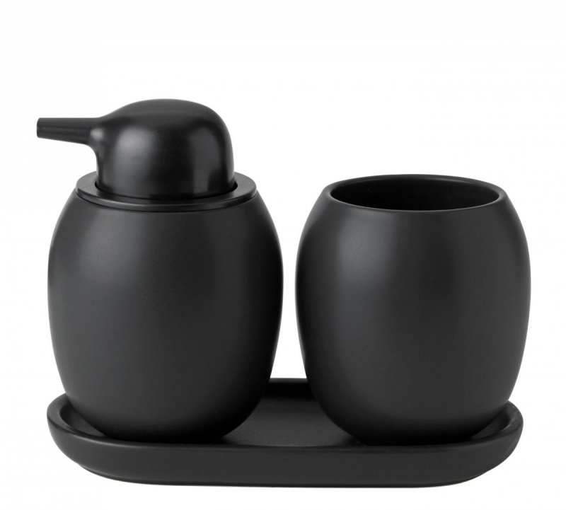 Stelton FJORD Ceramiczny Dozownik do Mydła / Czarny