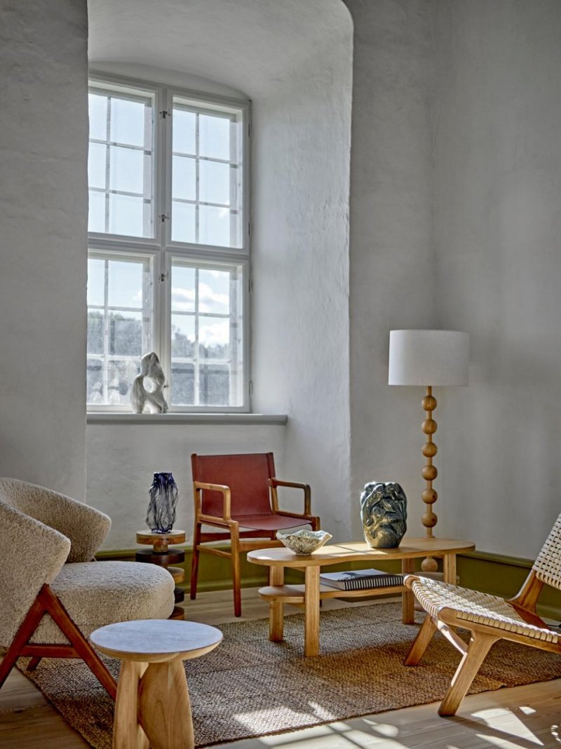 Bloomingville GIACOMA Lampa Podłogowa / Brązowa