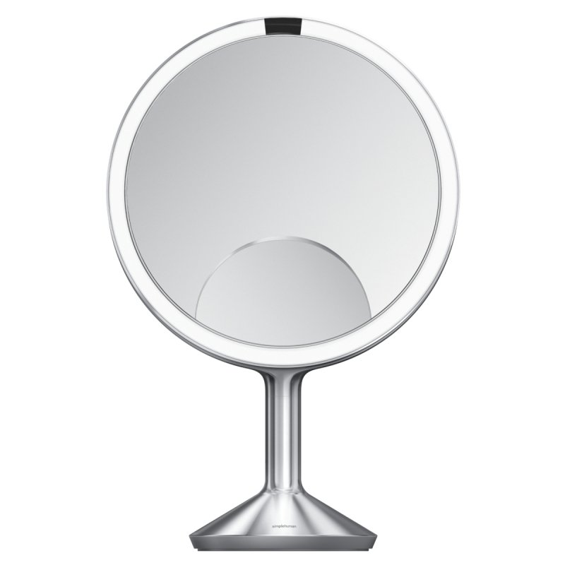Simplehuman TRIO MAX Lustro Sensorowe Bezprzewodowe 28 cm / Srebrne