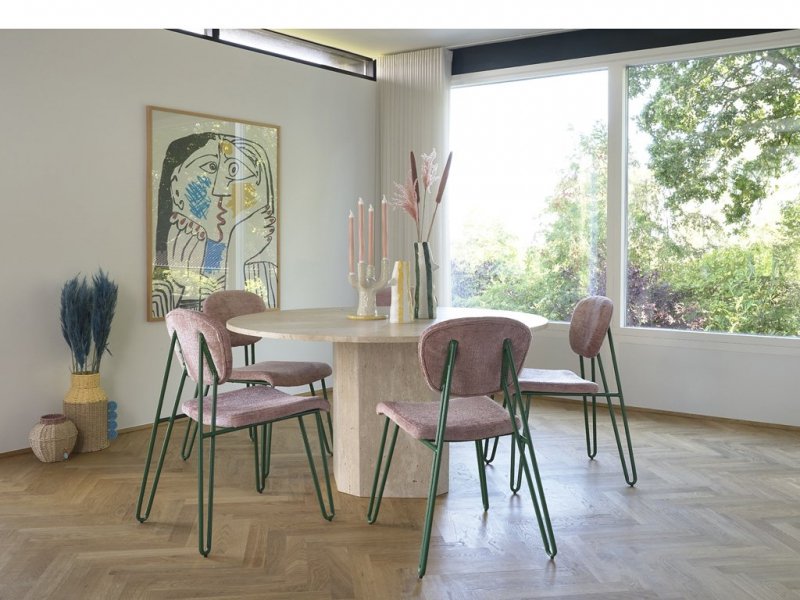 Villa Denmark STYLES Kolorowy Wazon - Koszyk Dekoracyjny 35 cm / Różowy