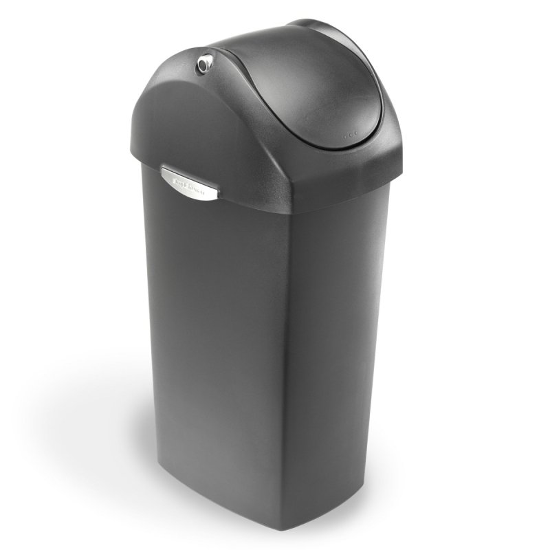 simplehuman SWING Kosz na Śmieci 60 l - Uchylny / Szary
