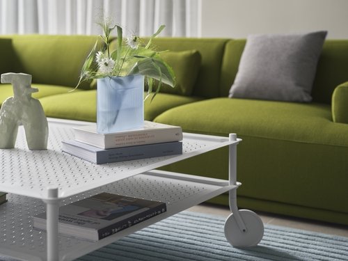Muuto RIDGE Szklany Wazon do Kwiatów 16,5 cm / Taupe