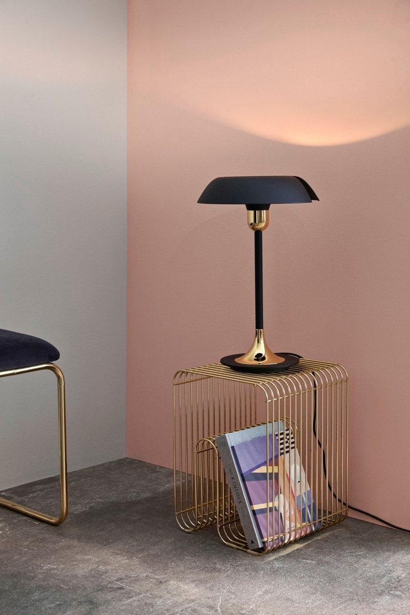 Aytm CYCNUS Lampa Stołowa - Taupe / Złota