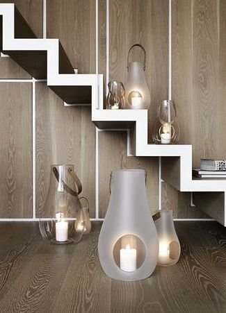 Holmegaard DESIGN WITH LIGHT Lampion - Świecznik Transparentny 29 cm