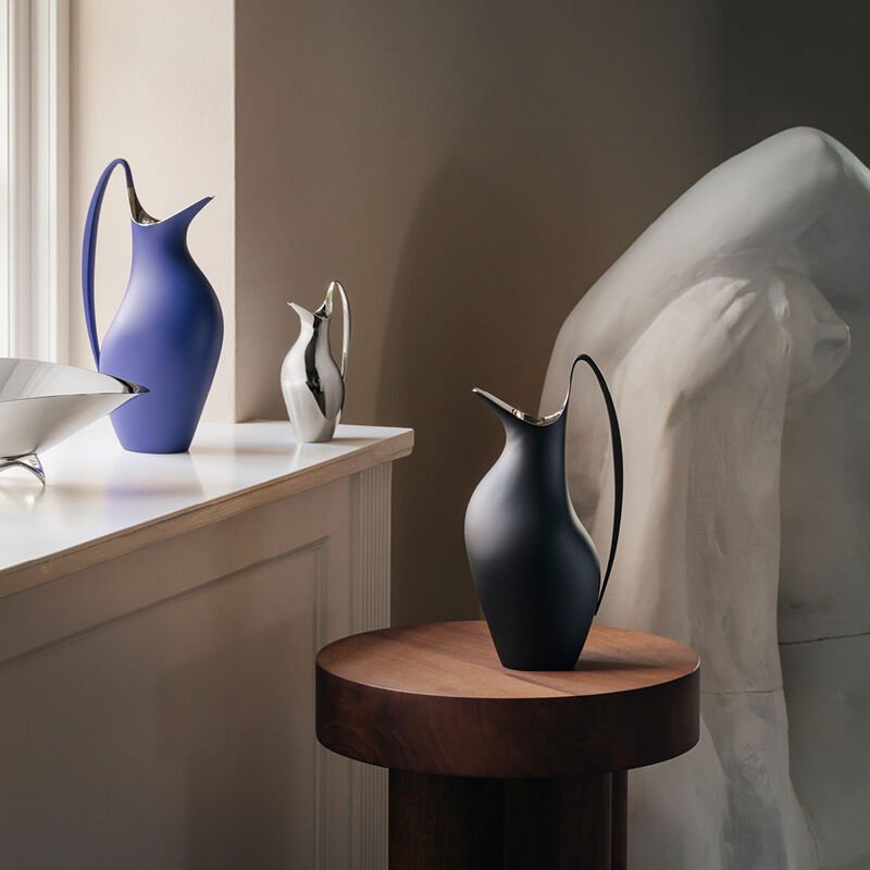 Georg Jensen HENNING KOPPEL Stalowy Dzbanek 1,2 l / Czarny