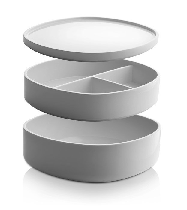 Alessi BIRILLO Organizer - Pojemnik Łazienkowy / Biały