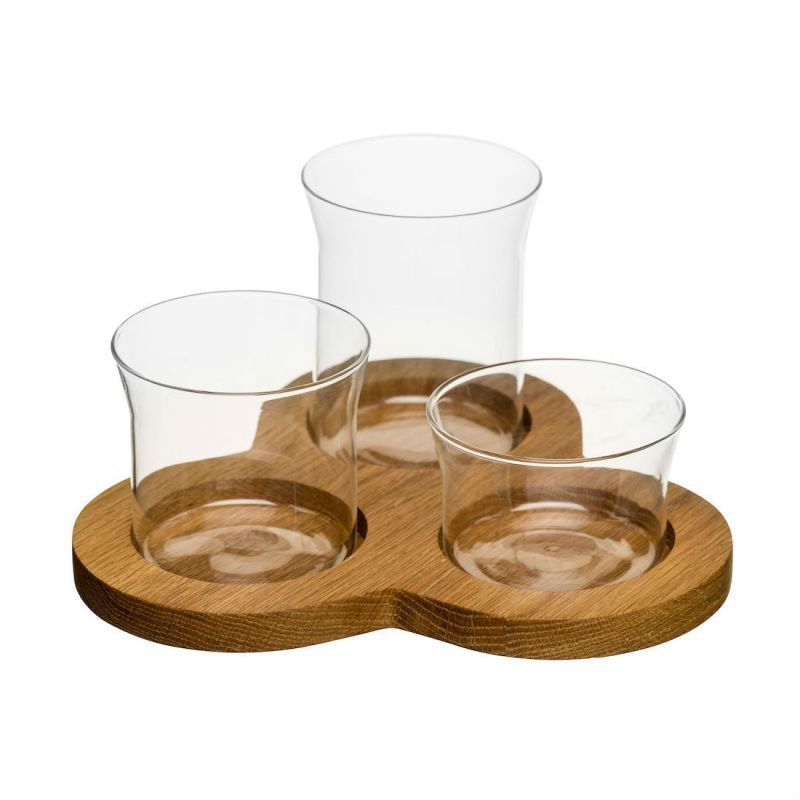 Sagaform OVAL OAK Zestaw do Przekąsek, Sosów