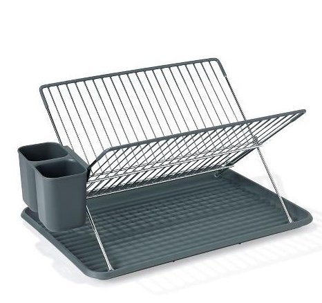 Funktion KITCHEN Ociekacz - Składana Suszarka do Naczyń - Szara