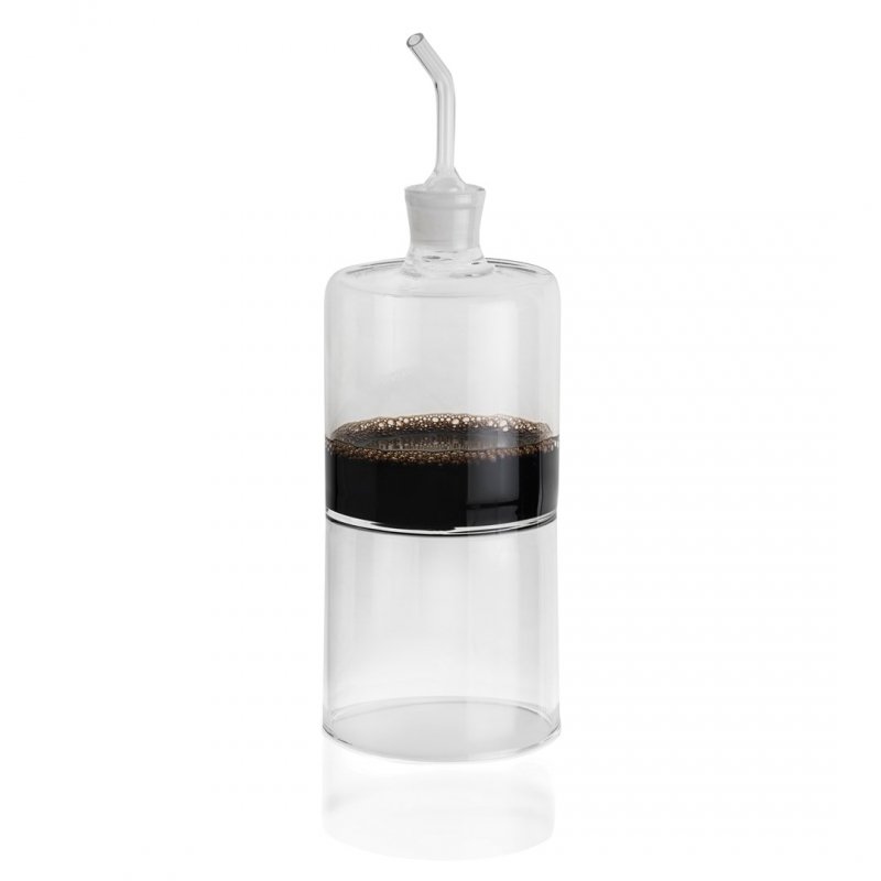 Mepra STILE Szklana Karafka - Butelka - Dozownik do Octu 450 ml