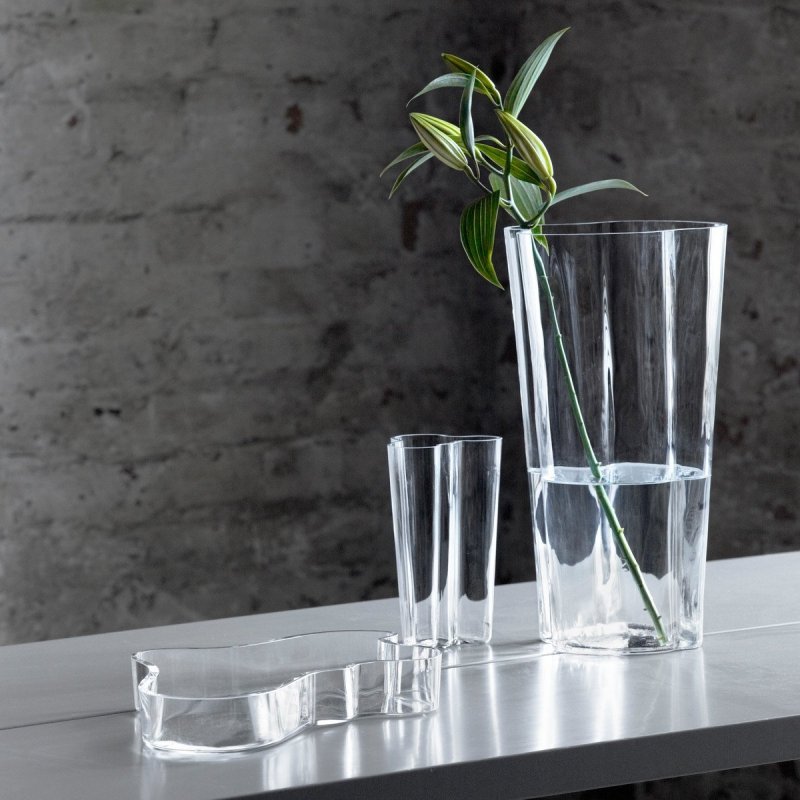 Iittala AALVAR AALTO Wazon do Kwiatów 16 cm / Szary