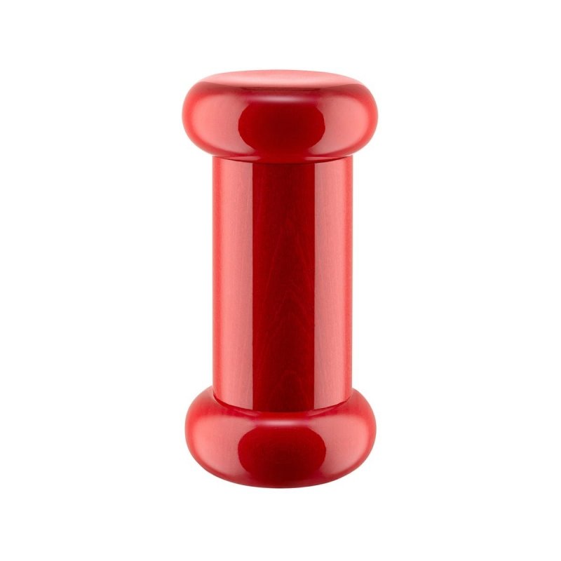 Alessi TWERGI Młynek do Soli lub Pieprzu 15 cm Czerwony (100-lecie Alessi)