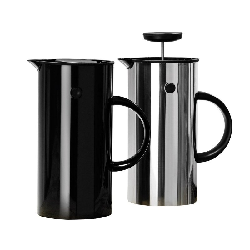 Stelton EM77 Zaparzacz Tłokowy do Kawy typu French Press- Czarny