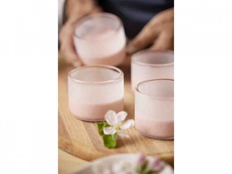 Blomsterbergs DESSERT Szklane Słoiczki do Serwowania Deserów 8 cm 4 Szt.