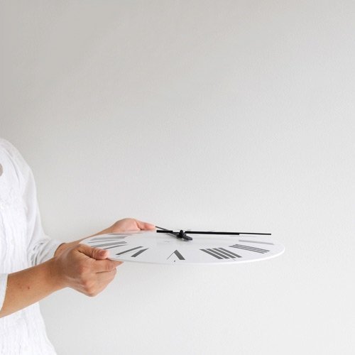 Alessi FIRENZE Zegar Ścienny 36 cm / Biały