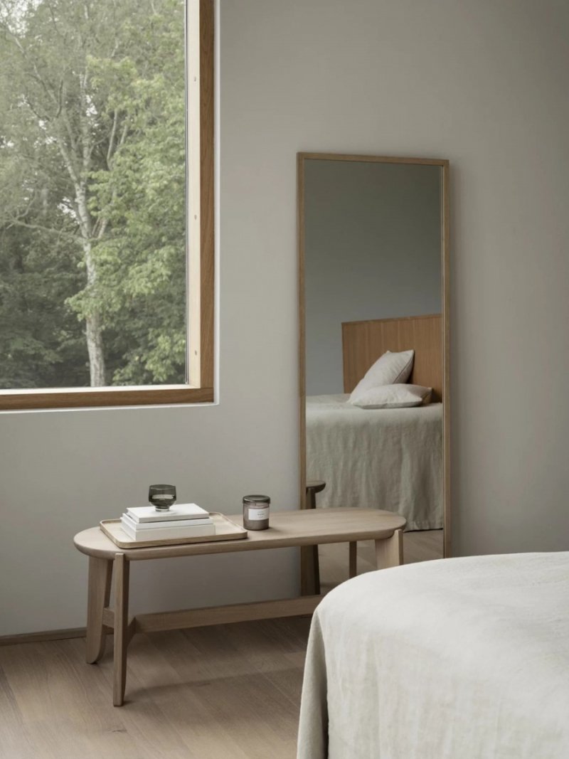 Blomus MIRO Lustro Ścienne 170 cm / Dąb Naturalny