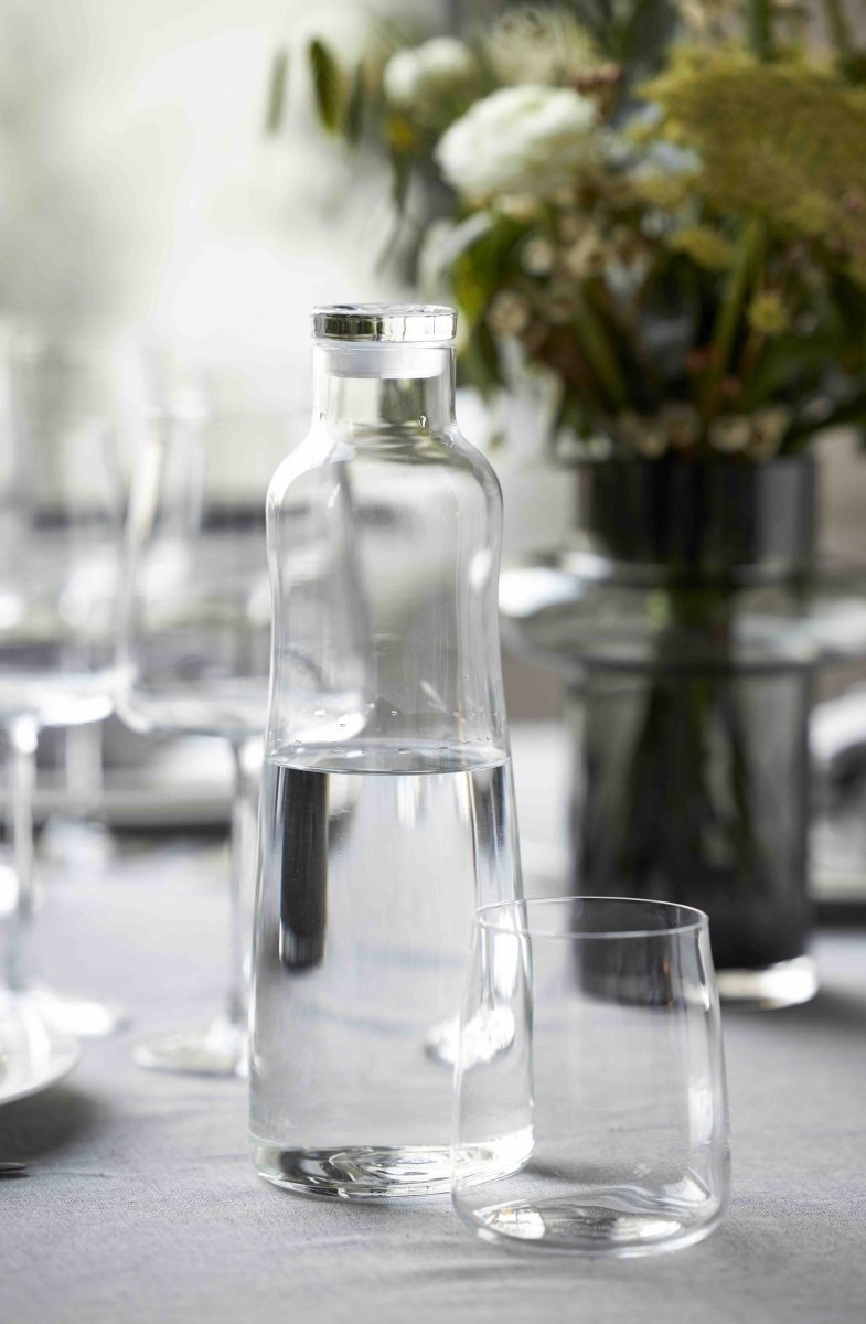 Lyngby Glas ZERO Karafka z Korkiem do Wody 1,1 l / Szkło Kryształowe