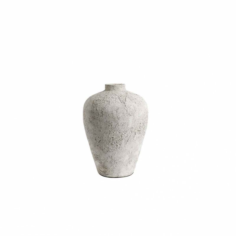 Muubs LUNA Wazon Dekoracyjny z Terakoty 40 cm / Szary