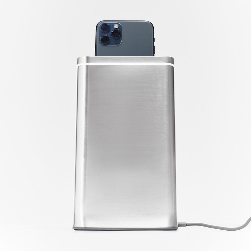 Simplehuman SLATE Stacja UV do Dezynfekcji i Sterylizacji Smartfona / Srebrna