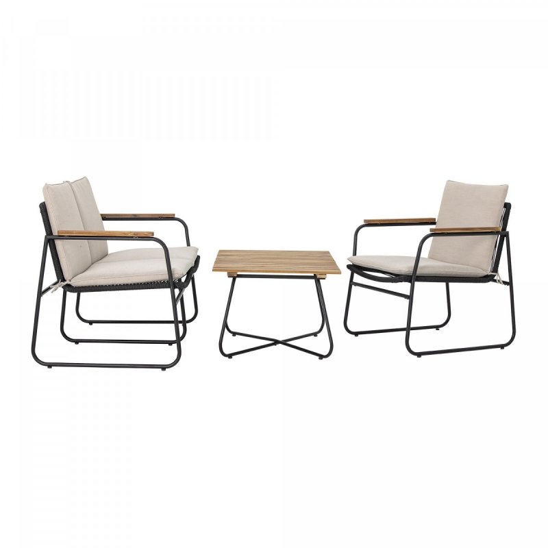 Bloomingville HAMPTON Sofa Ogrodowa / Czarna