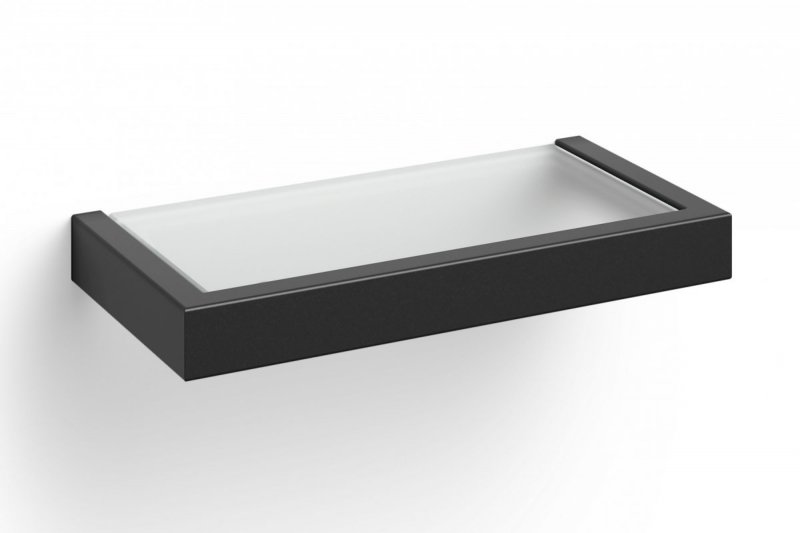Zack LINEA BLACK Półka Łazienkowa 26,5 cm Czarna