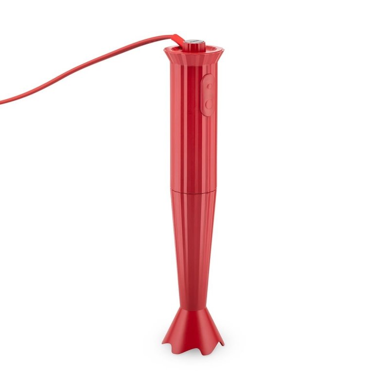 Alessi PLISSE Blender Ręczny - Czerwony