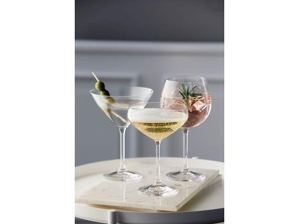 Lyngby Glass JUVEL Kieliszki do Martini 4 Szt. 280 ml