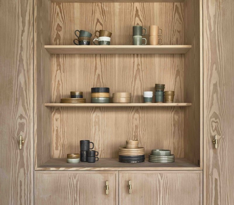 Villa Collection FJORD Kubek z Uchem 250 ml 2 Szt. Czarny Metaliczny