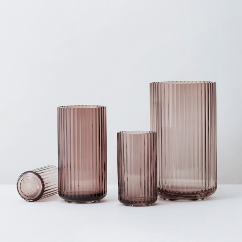 Lyngby Porcelain LYNGBY Wazon Szklany 15 cm Zielony