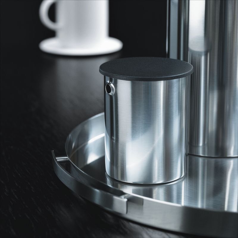 Stelton CLASSIC Mlecznik Stalowy z Czarną Pokrywką