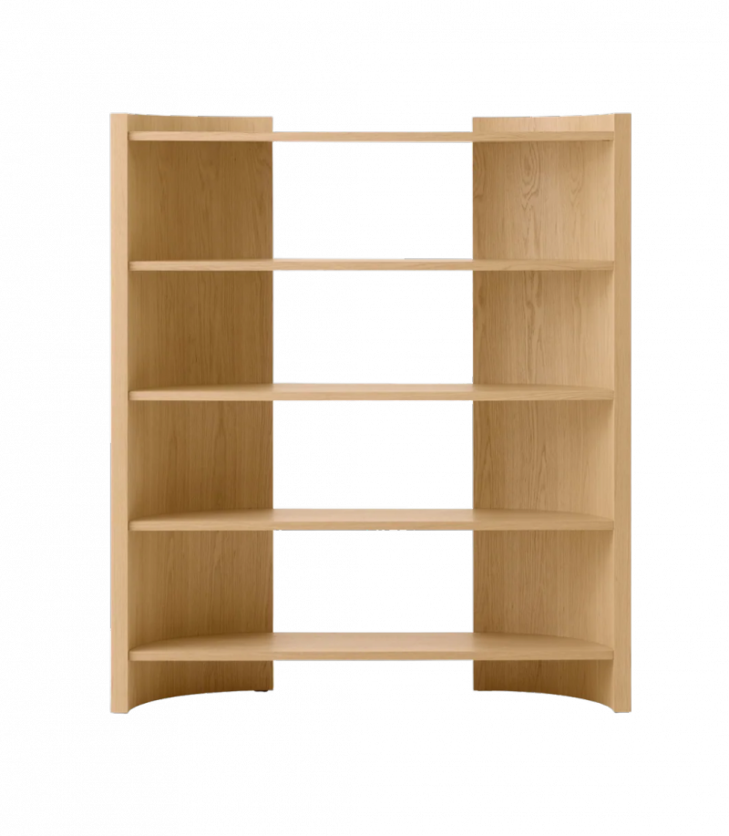 Audo CRESCENT Regał Wysoki 173 cm / Dębowy