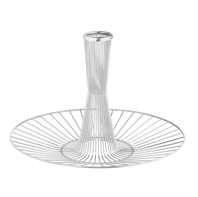 Georg Jensen BARBRY Druciany Kosz na Owoce / Srebrny