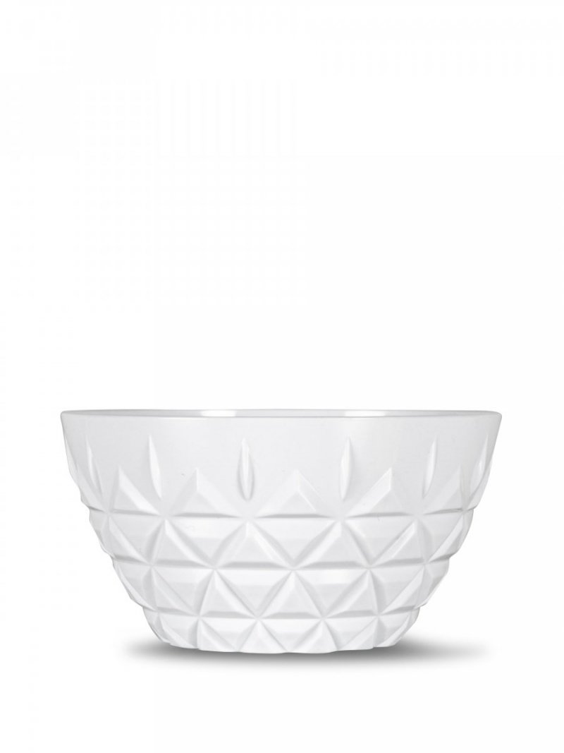 Sagaform OUTDOOR EATING Akrylowe Miseczki Piknikowe 600 ml 4 Szt. / Białe