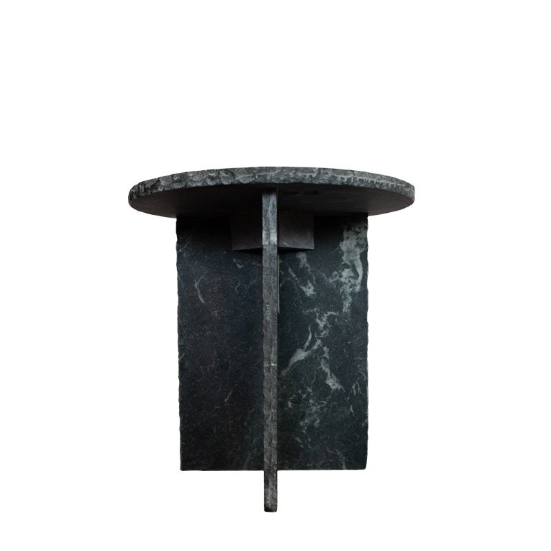 Muubs VERDE Marmurowy Stolik Kawowy 40 cm / Zielony