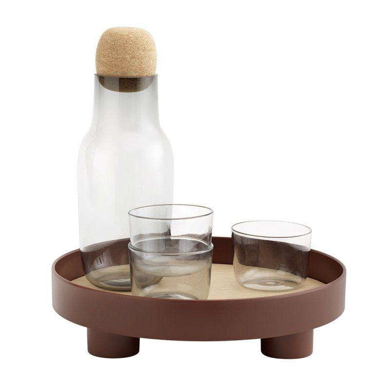 Muuto PLATFORM Taca Okrągła - Podstawka 30 cm  - Szaro/Niebieska