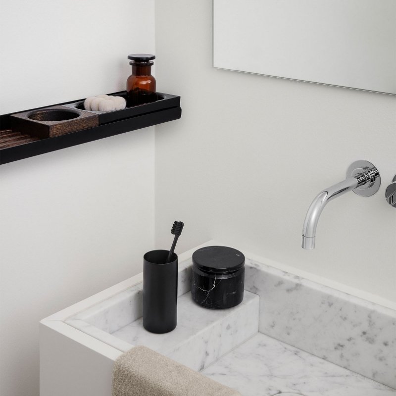 Blomus MODO Ścienna Półka Łazienkowa 71 cm Czarna