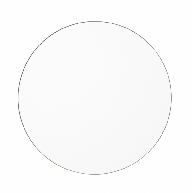 Aytm CIRCUM Lustro Ścienne Okrągłe 50 cm Taupe - Tafla Klasyczna