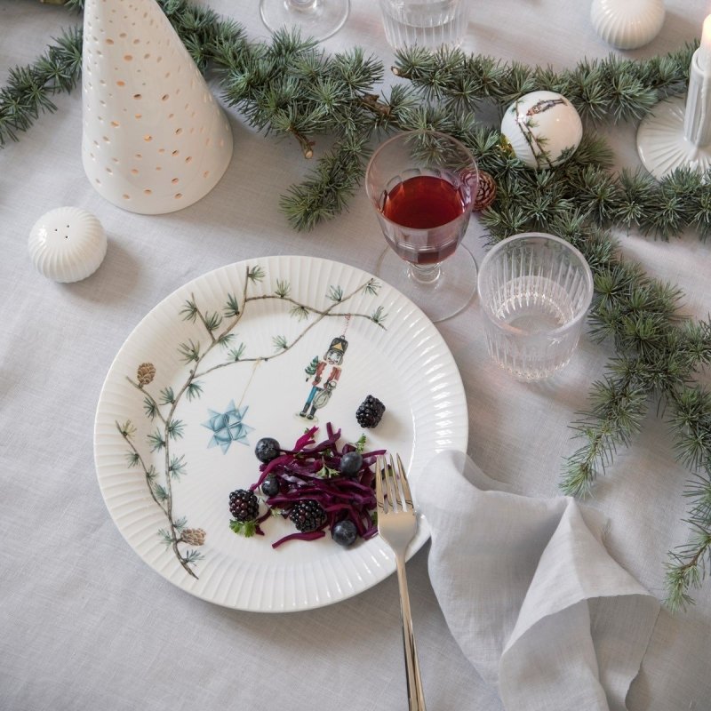 Kähler HAMMERSHØI CHRISTMAS Talerz Świąteczny 19 cm / Deserowy
