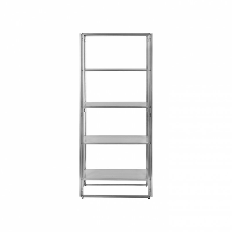 Kristina dam studio FOLDABLE Regał Stalowy 180 cm / Srebrny